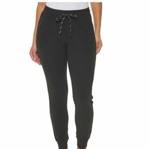 Marc New York ladies Ribbed Jogger, Black, Large